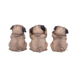 Three Wise Pugs Set