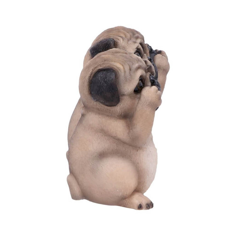 Three Wise Pugs Set