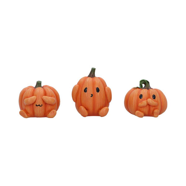 Three Wise Pumpkins Set