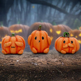 Three Wise Pumpkins Set