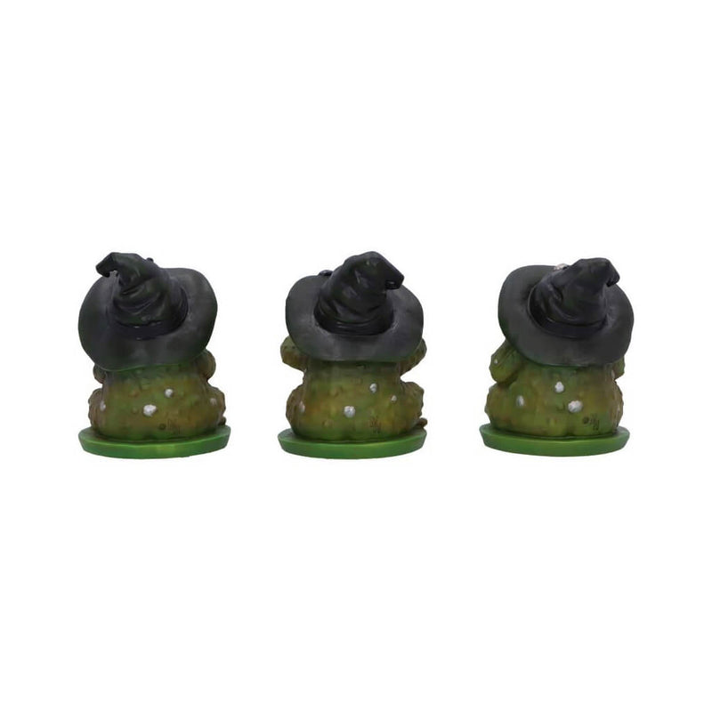 Three Wise Toads Set