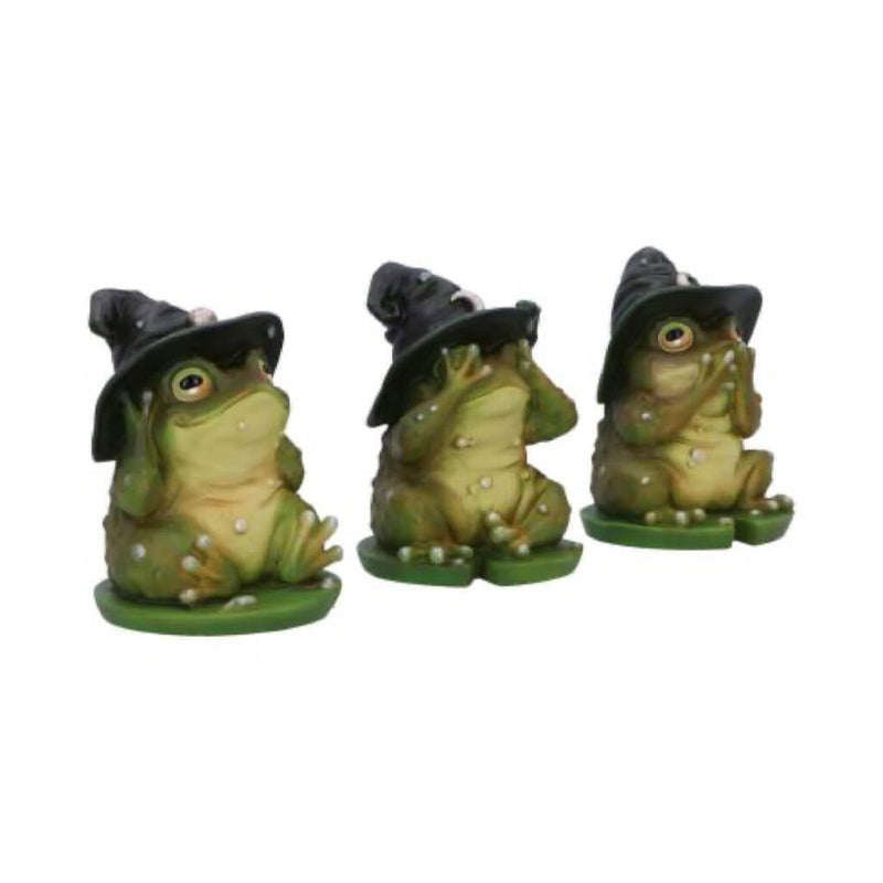 Three Wise Toads Set