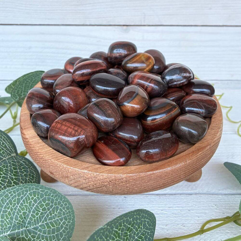 Tiger Eye (Red) Tumblestone