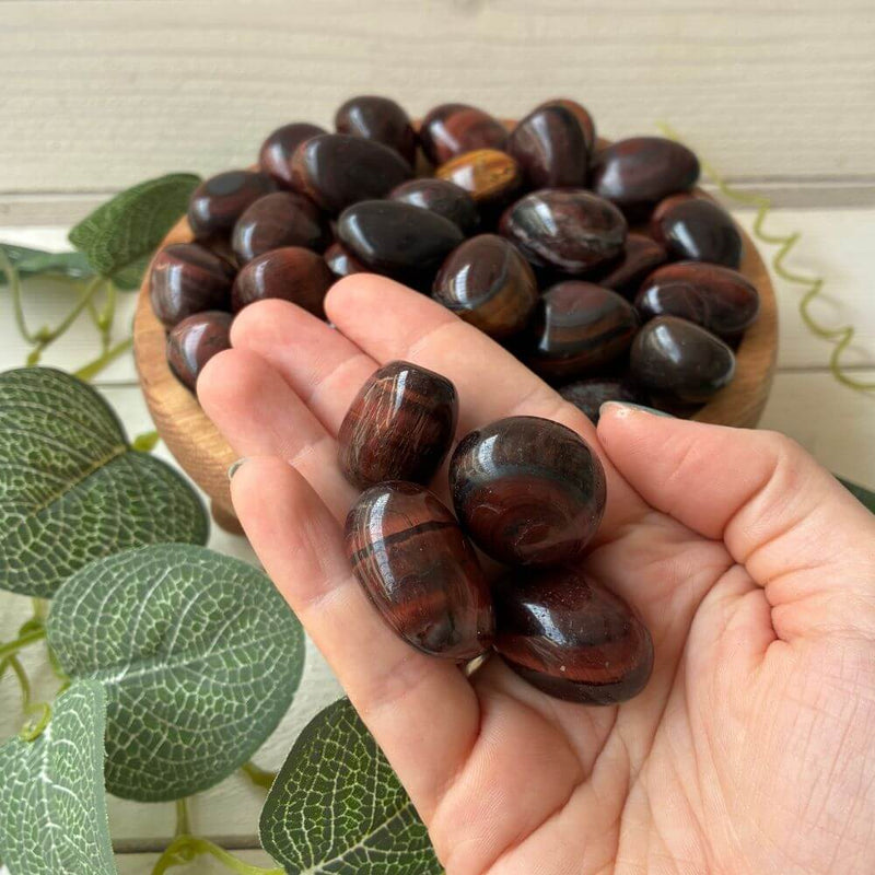 Tiger Eye (Red) Tumblestone