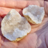 Uncracked White Quartz Geode