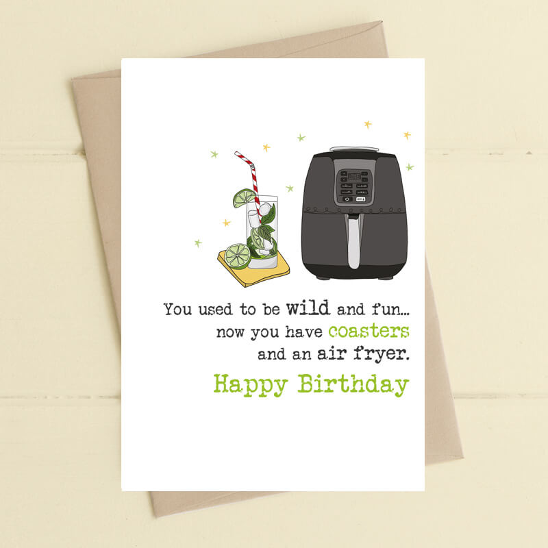Air Fryer Greeting Card