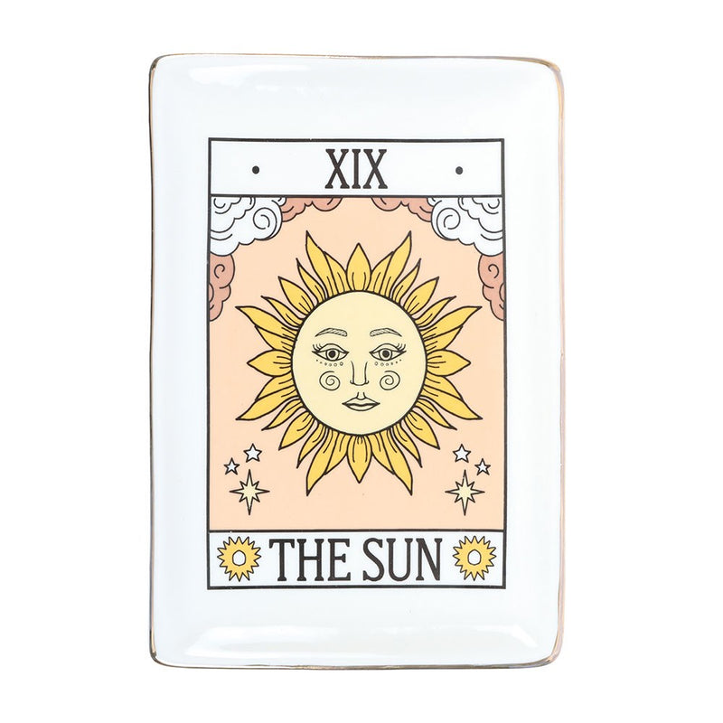 The Sun Retro Tarot Trinket Dish