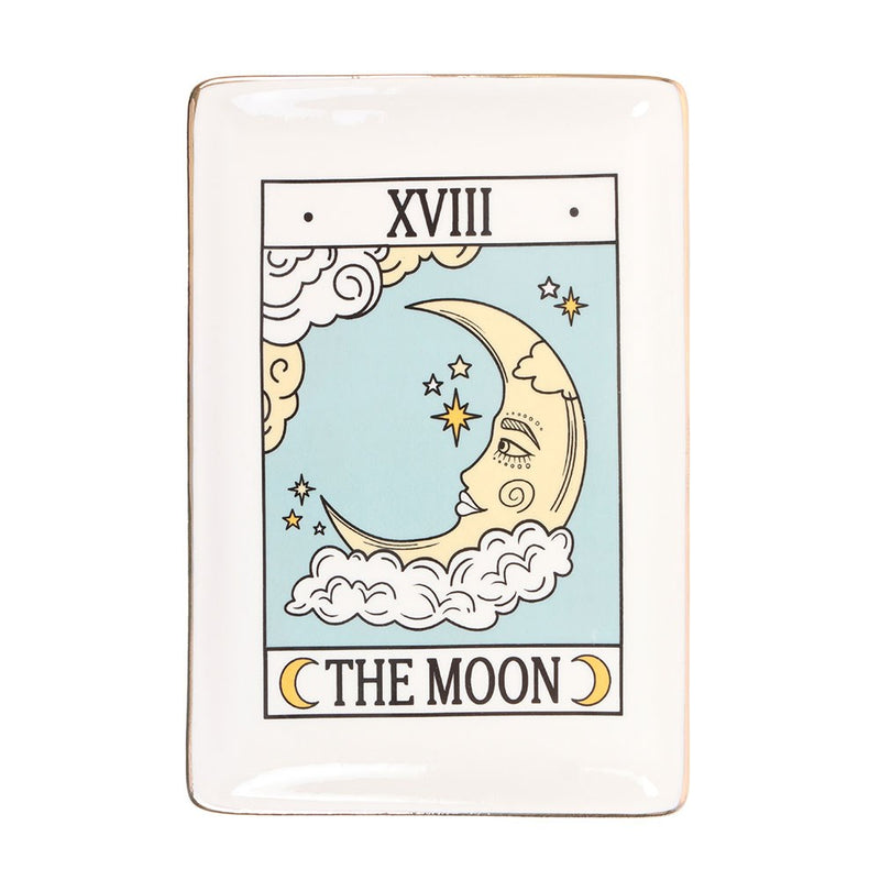 The Moon Retro Tarot Trinket Dish