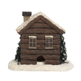 Log Cabin Incense Cone Holder