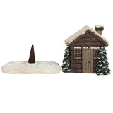 Log Cabin Incense Cone Holder
