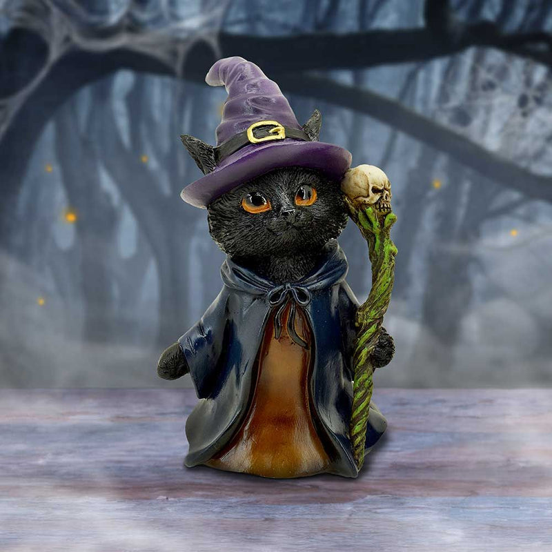 Whiskered Wizard Cat Ornament