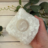 White Onyx Tea Light Holder