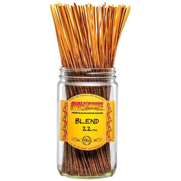 Wildberry 10 inch Blend 22 Incense Sticks