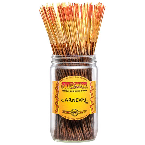 Wildberry 10 inch Carnival Incense Sticks