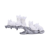Winter Litter 25cm Wolf Figurine