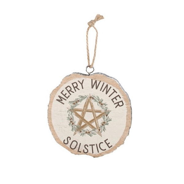 Winter Solstice Hanging Decoration - Merry Winter Solstice