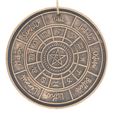 Wheel of the Year Hanging Terracotta Plaque