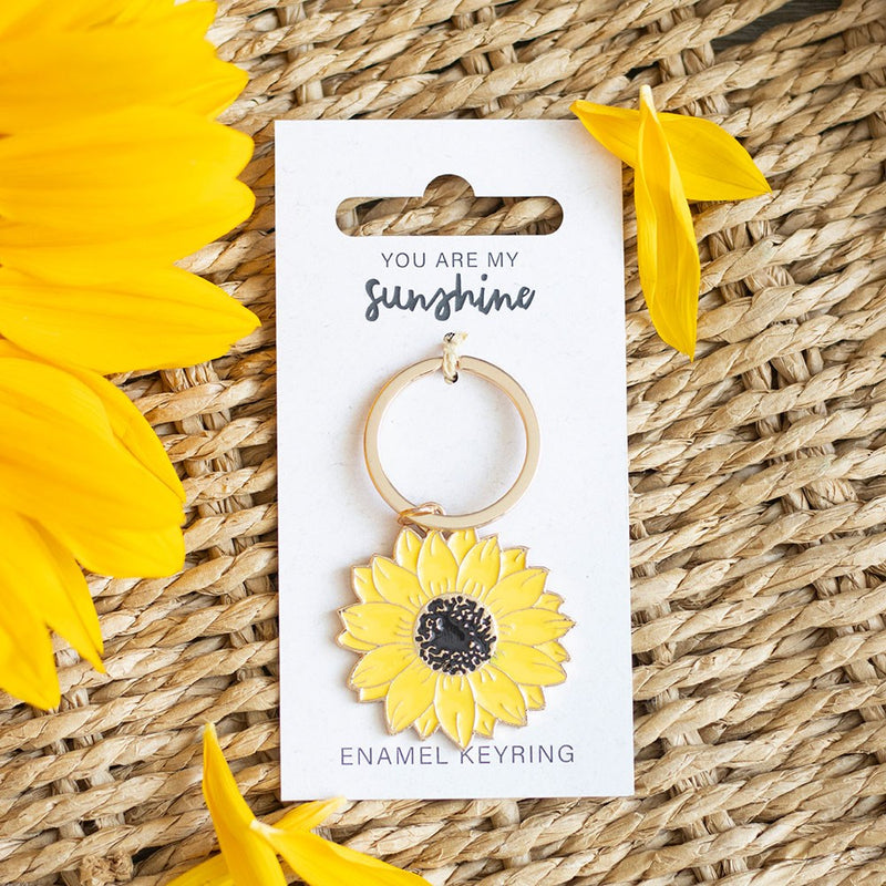 You Are My Sunshine Enamel Keyring