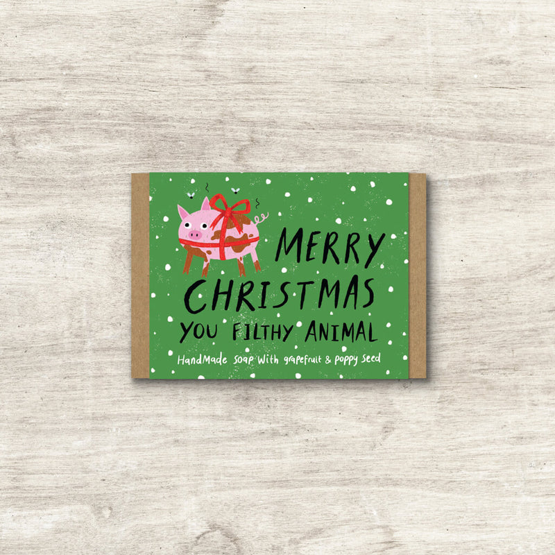 You Filthy Animal Christmas Soap