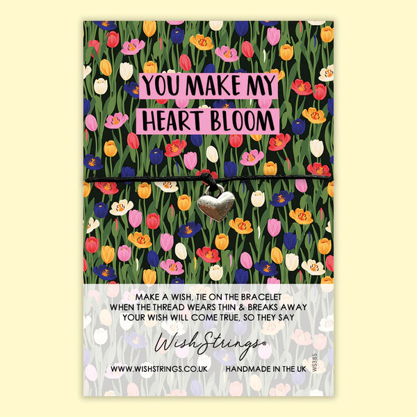 You Make My Heart Bloom - WishStrings Bracelet