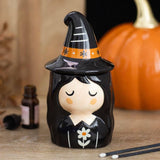 Frightful Folk Ceramic Witch Oil Burner