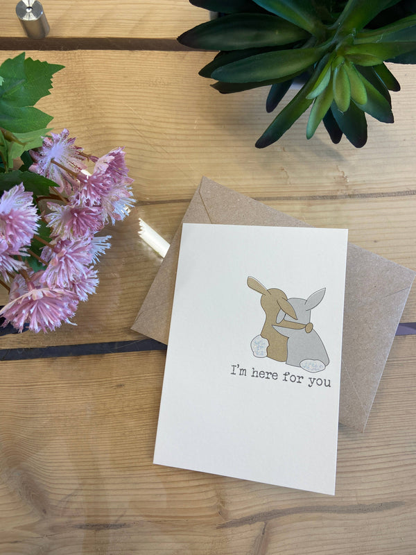 I'm Here For You Greeting Card