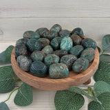 African Green Jasper Tumblestone