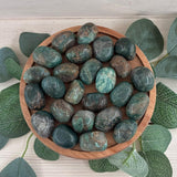 African Green Jasper Tumblestone