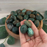 African Green Jasper Tumblestone