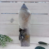 Grey Agate Geode Tower - 185mm