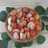 Banded Carnelian Tumblestone