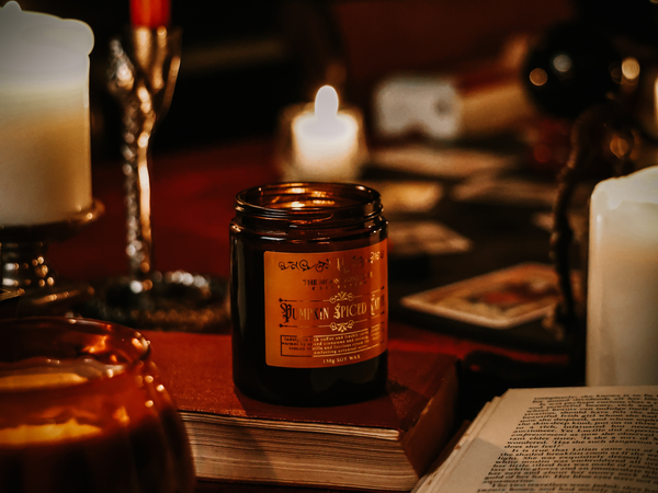 Pumpkin Spiced Latte Scented Soy Candle Jar