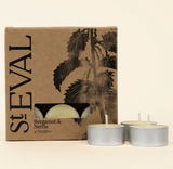 Bergamot & Nettle Scented Tealight Candles