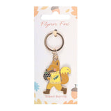 Flynn Fox Autumn Keyring