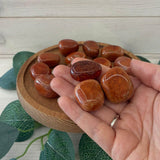 Burnt Fire Agate Tumblestone