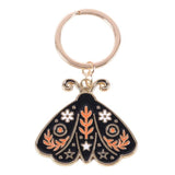 Folk Moth Halloween Keyring