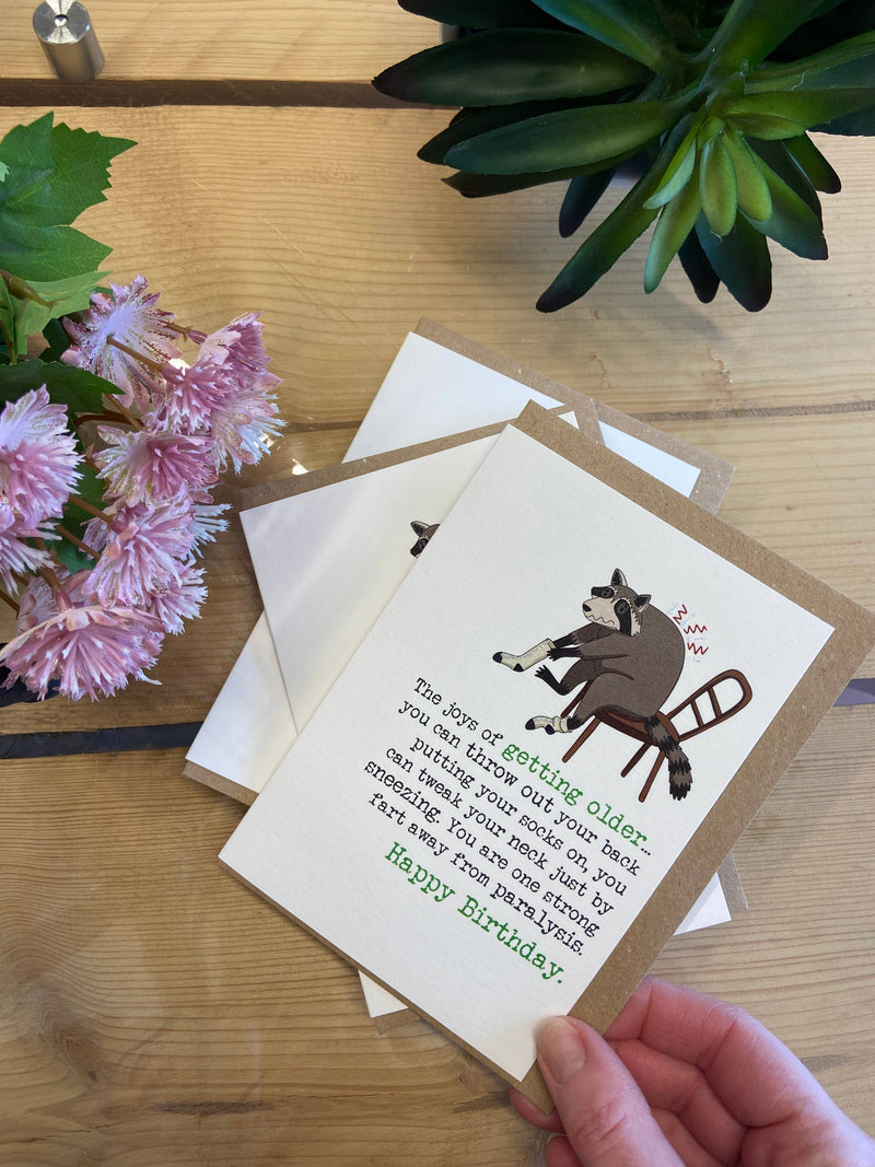 Joys of Getting Older Greeting Card