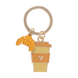 Coffee and a Friend Keyring