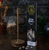 Crystal Magic Incense & Crystal Gift Pack - Clear Quartz