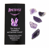 Crystal Magic Incense & Crystal Gift Pack - Amethyst
