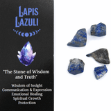 Crystal Magic Incense & Crystal Gift Pack - Lapis Lazuli