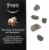 Crystal Magic Incense & Crystal Gift Pack - Pyrite