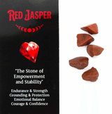 Crystal Magic Incense & Crystal Gift Pack - Red Jasper