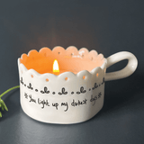East of India Handled Tealight Holder - Light Up Darkest Days