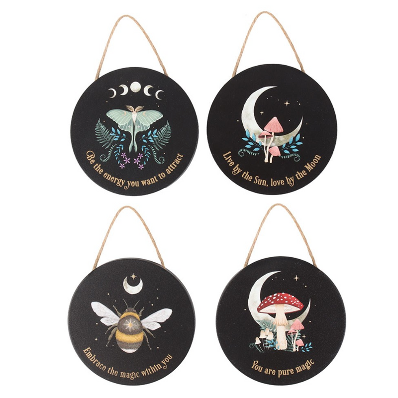 Dark Forest Hanging Sign