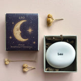 East of India Boxed Zodiac Porcelain Pebble - Leo