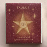 East of India Boxed Zodiac Porcelain Pebble - Taurus