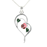 Enchanted Heart Mackintosh Pendant Necklace
