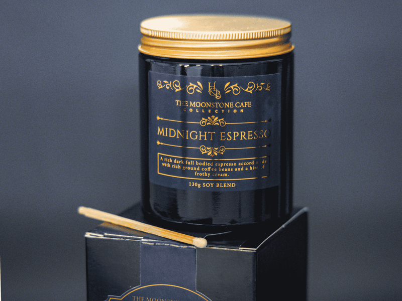 Midnight Espresso Scented Soy Candle Jar