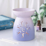 Pastel Purple Sun Cut Out Oil Burner